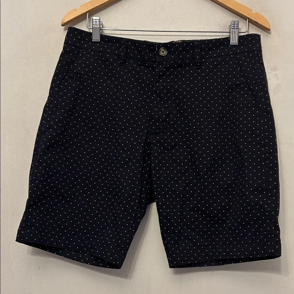 Denim & Flower Men's Navy Polka Dot Shorts Size 32 EUC